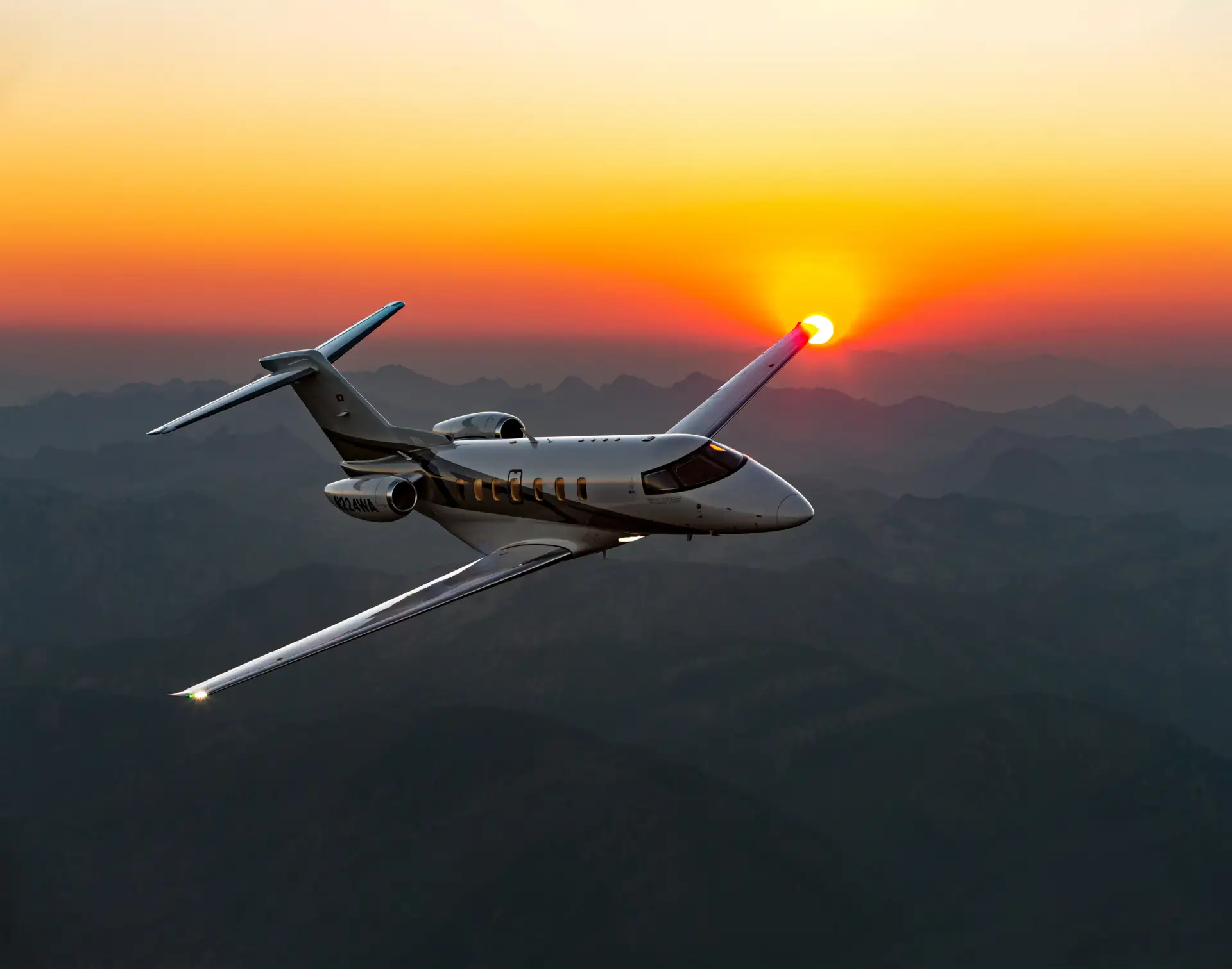 PC-24 North Carolina Sunset